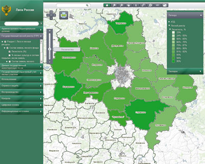 Geoportal "FORESTS of RUSSIA"