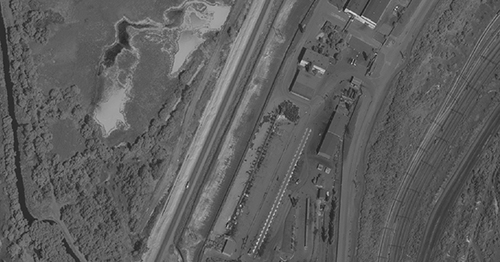 The fragment of an image from WorldView-1satellite