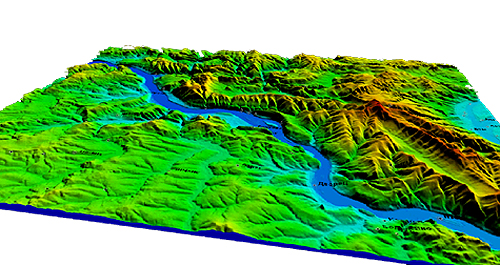 Simulation of water rise by DEM