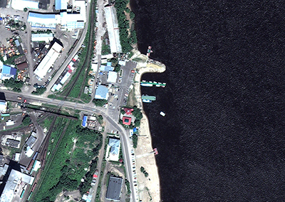 The state of the coastal zone of the Zeya river before the flood