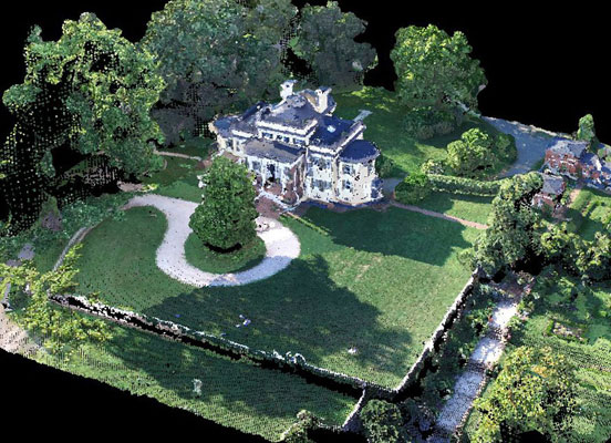 True color 3D point cloud