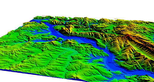 Simulation of water rise by DEM